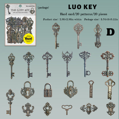 The Lost Key Sticker 20pcs