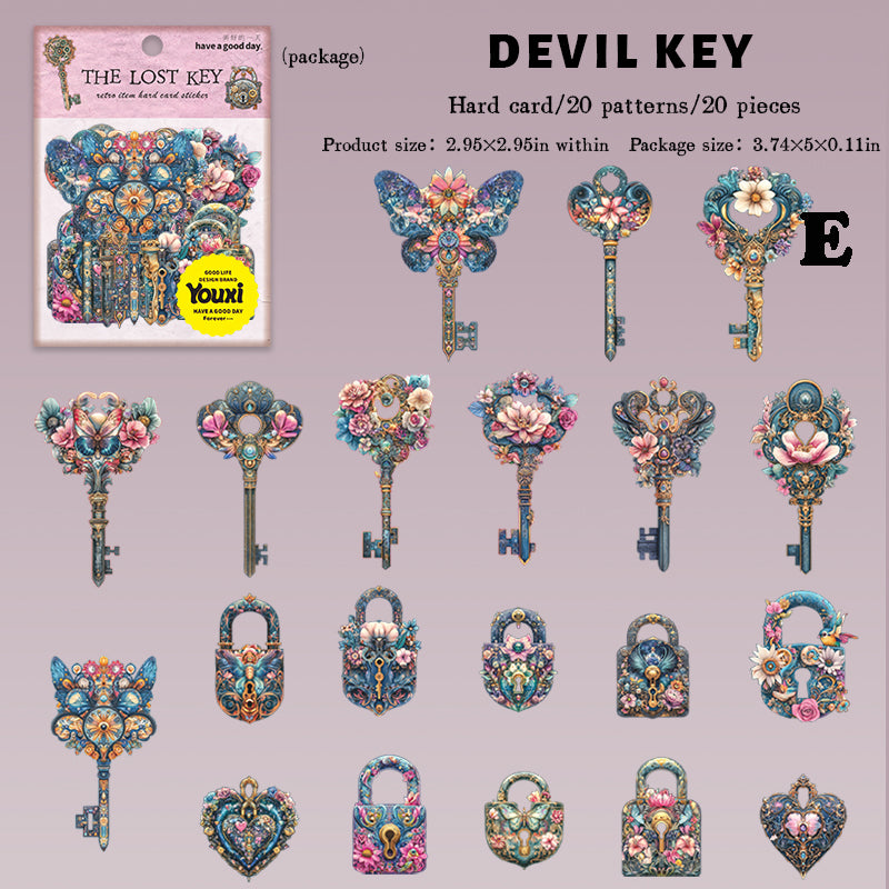 The Lost Key Sticker 20pcs