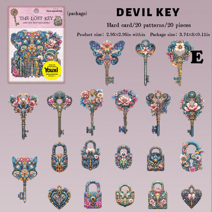 The Lost Key Sticker 20pcs