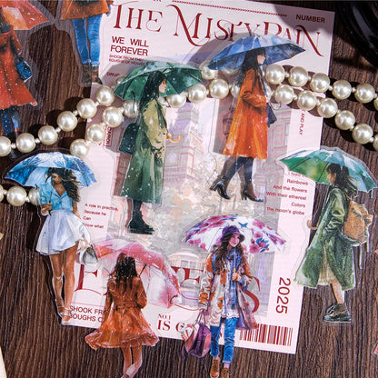 The Misty Rain Is Long Stickers 30pcs