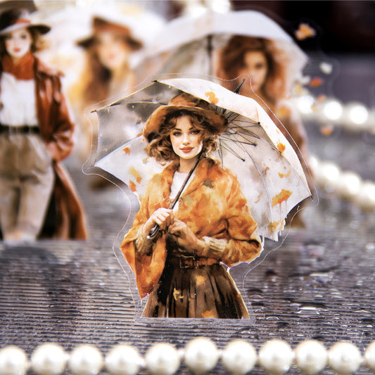 The Misty Rain Is Long Stickers 30pcs