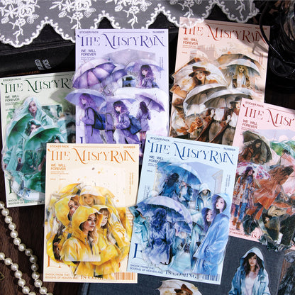 The Misty Rain Is Long Stickers 30pcs