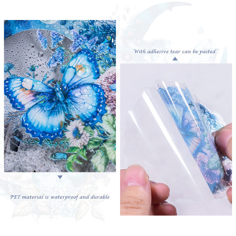 The Moonlight Butterfly Stickers 10pcs