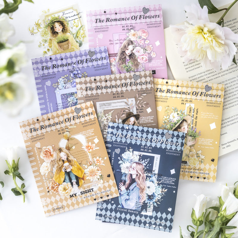 The Romance Of A Bouquet Sticker 10pcs