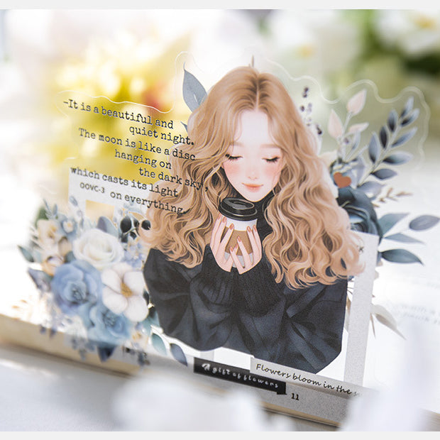 The Romance Of A Bouquet Sticker 10pcs