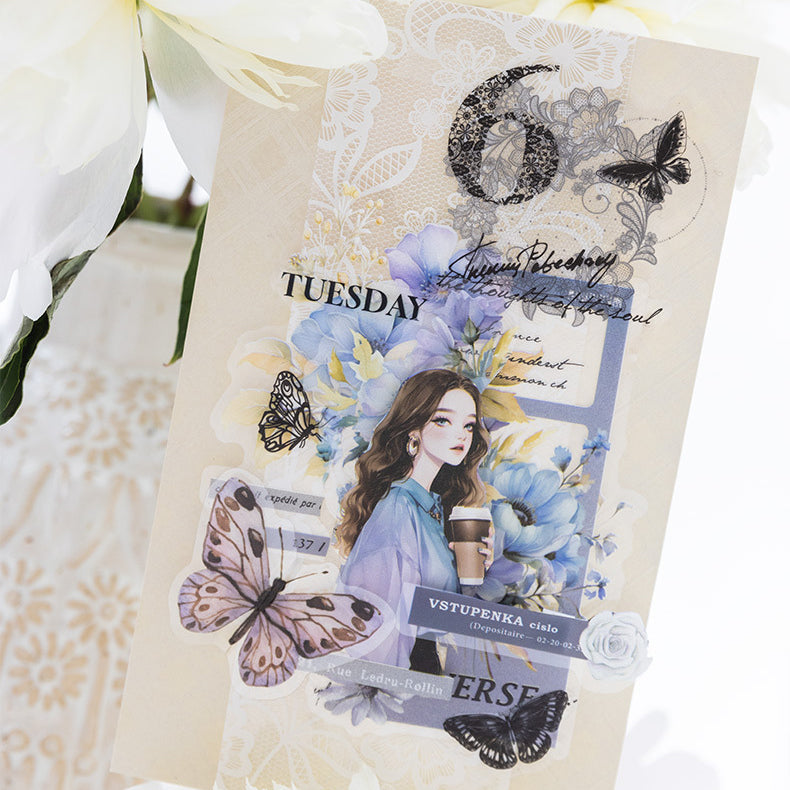 The Romance Of A Bouquet Sticker 10pcs