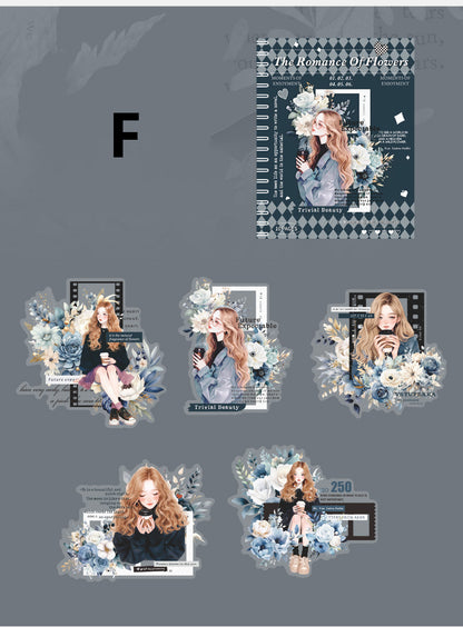 The Romance Of A Bouquet Sticker 10pcs