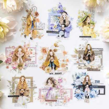 The Romance Of A Bouquet Sticker 10pcs