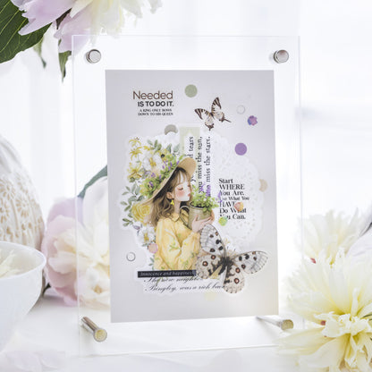 The Romance Of A Bouquet Sticker 10pcs