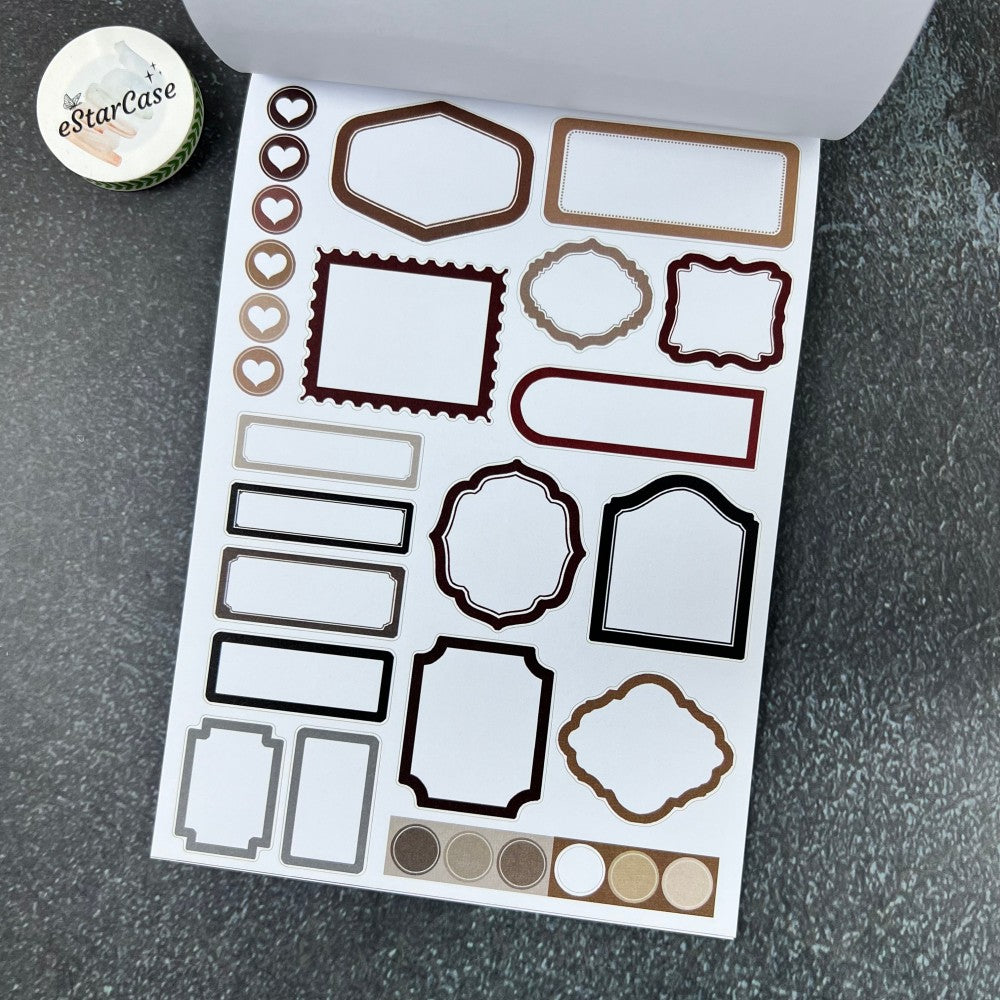 The Silent Fear Sticker Book