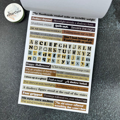 The Silent Fear Sticker Book