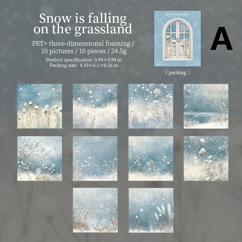 The Snow Outside The Window 10pcs