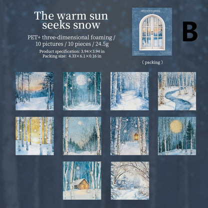 The Snow Outside The Window 10pcs