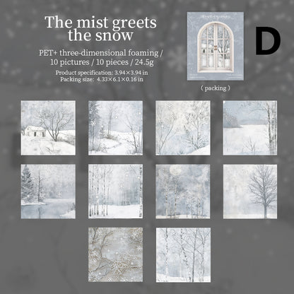 The Snow Outside The Window 10pcs