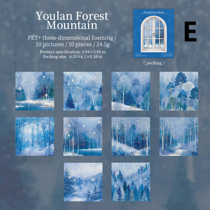 The Snow Outside The Window 10pcs