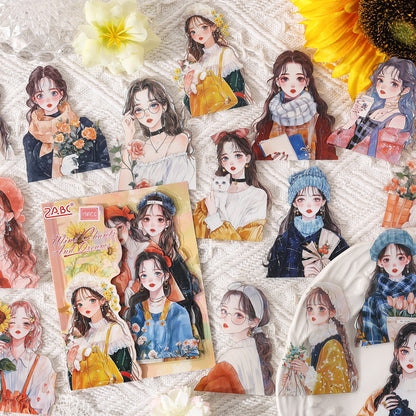 The Stars Reflect The Moon Girl Sticker 15pcs