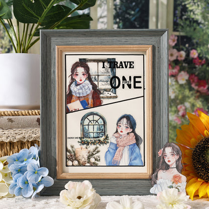 The Stars Reflect The Moon Girl Sticker 15pcs