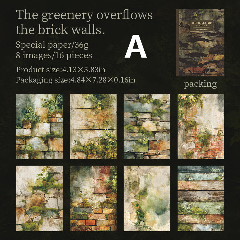 The Touch of Nature Paper 16pcs