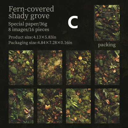 The Touch of Nature Paper 16pcs