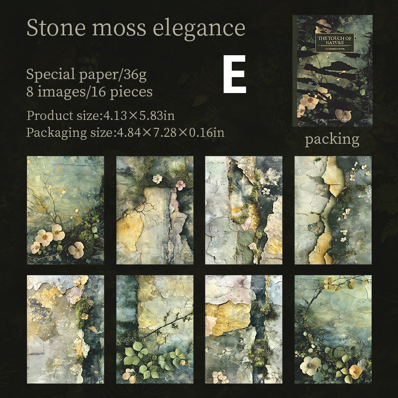 The Touch of Nature Paper 16pcs