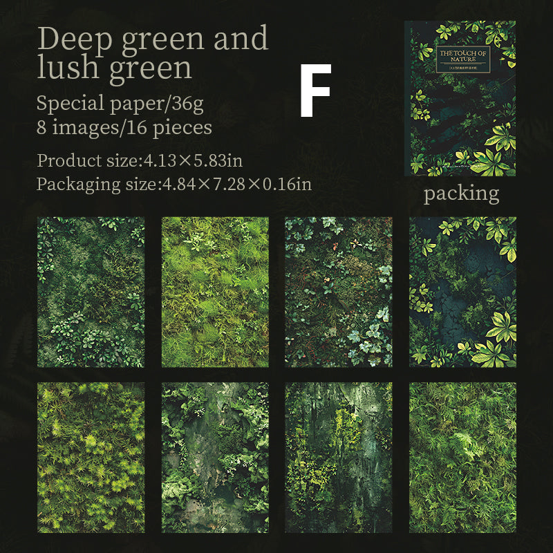 The Touch of Nature Paper 16pcs