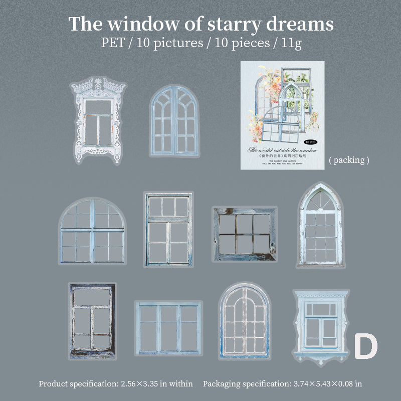 The Window Stickers 10pcs