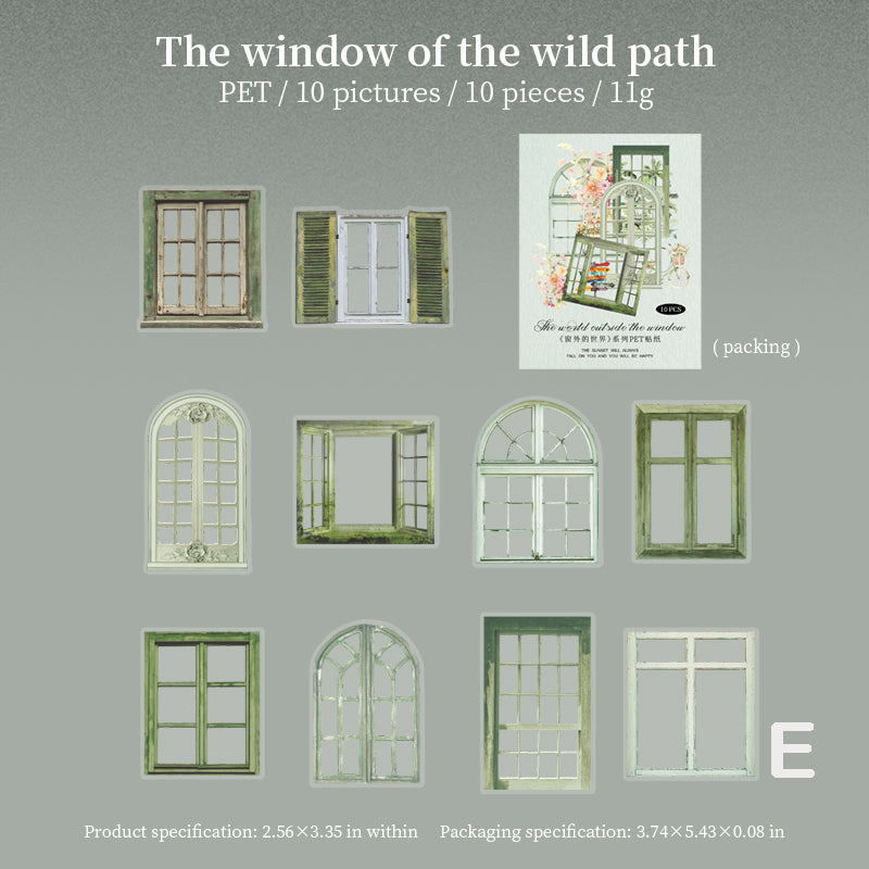 The Window Stickers 10pcs