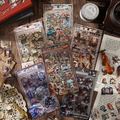 The World Collect Stamps Stickers 6pcs