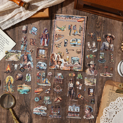 The World Collect Stamps Stickers 6pcs