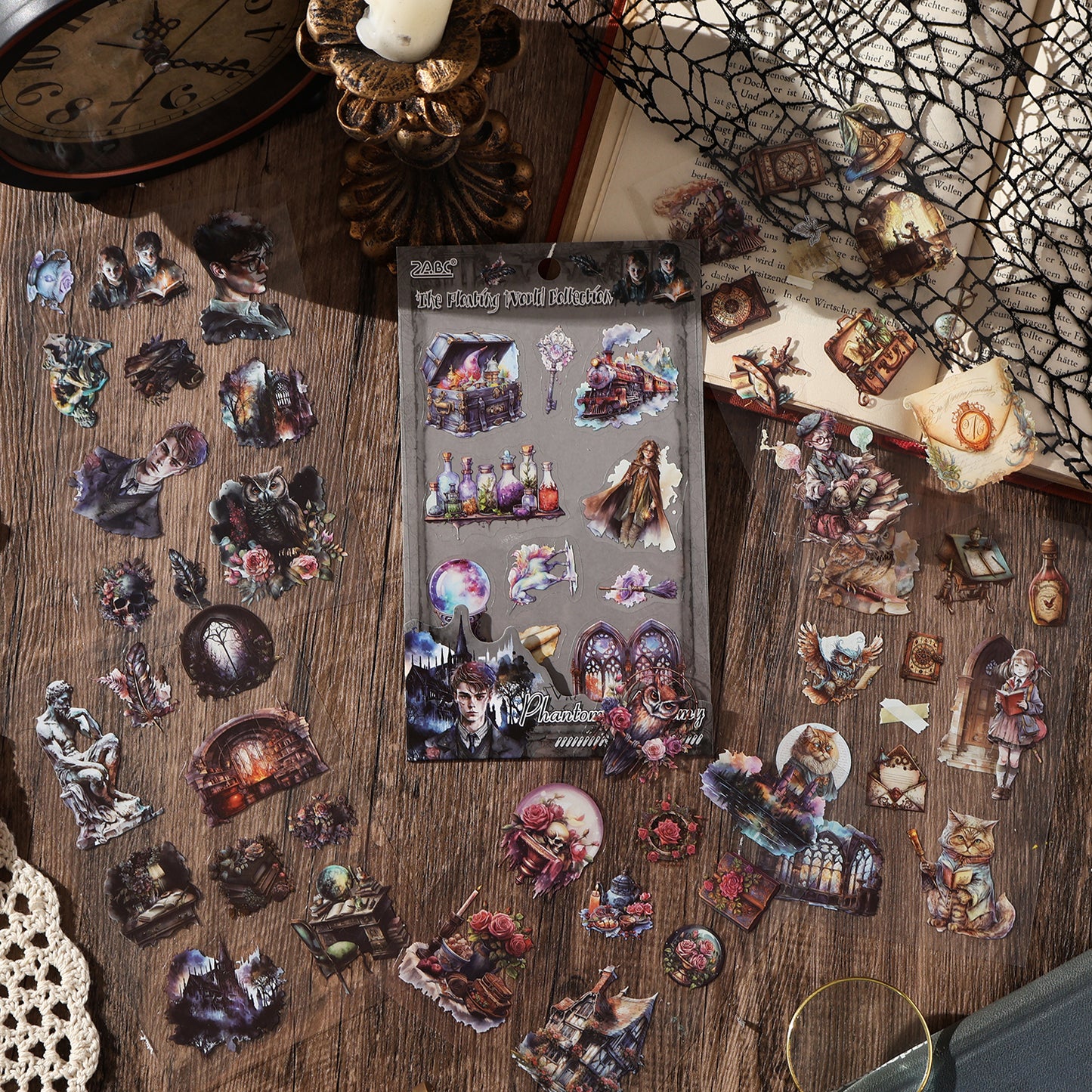 The World Collect Stamps Stickers 6pcs