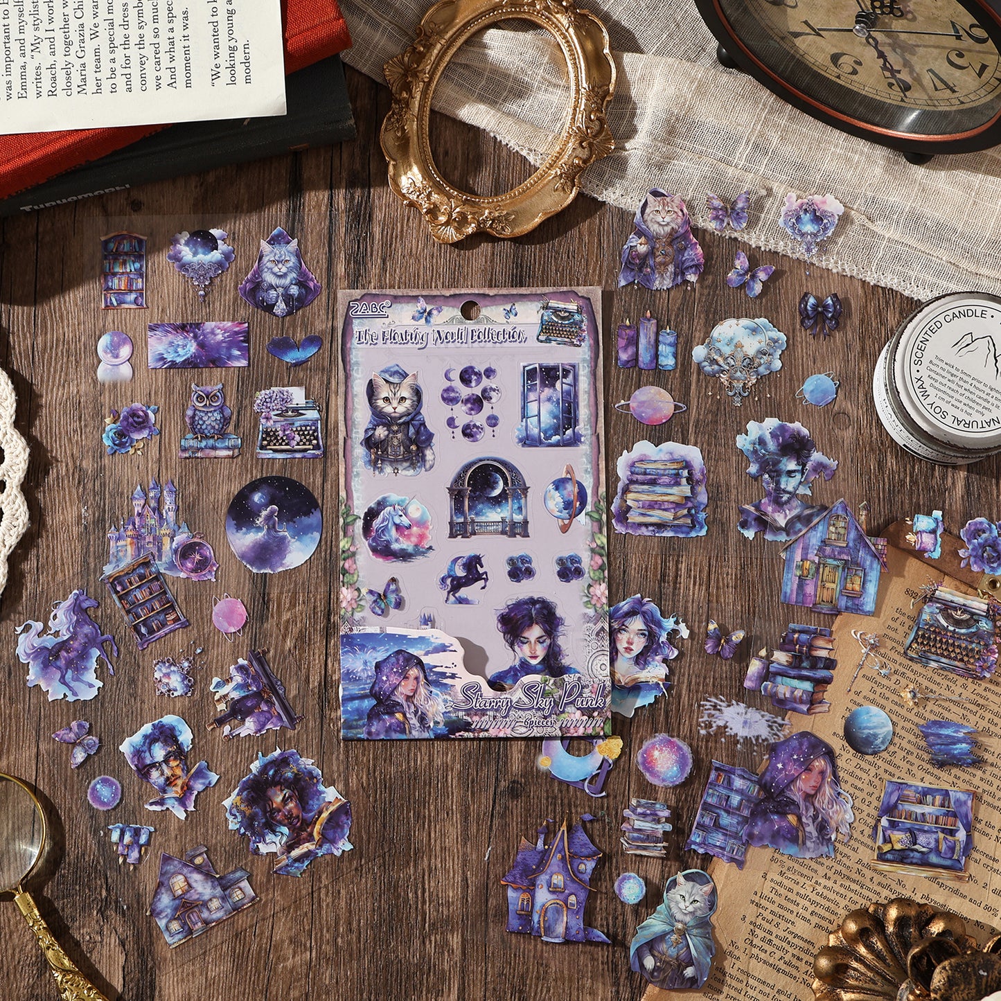 The World Collect Stamps Stickers 6pcs