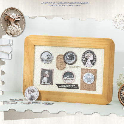 The World Within The Fire Lacquer Sticker 100pcs