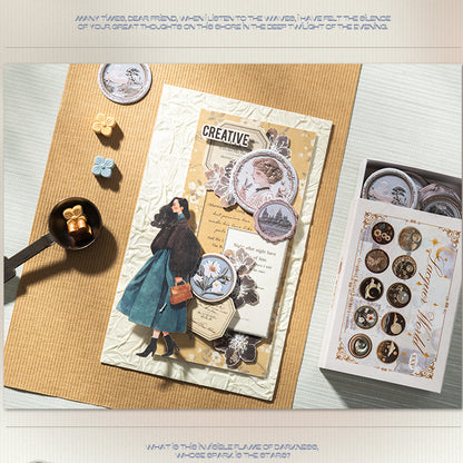 The World Within The Fire Lacquer Sticker 100pcs