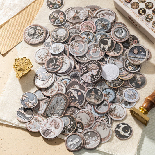 The World Within The Fire Lacquer Sticker 100pcs