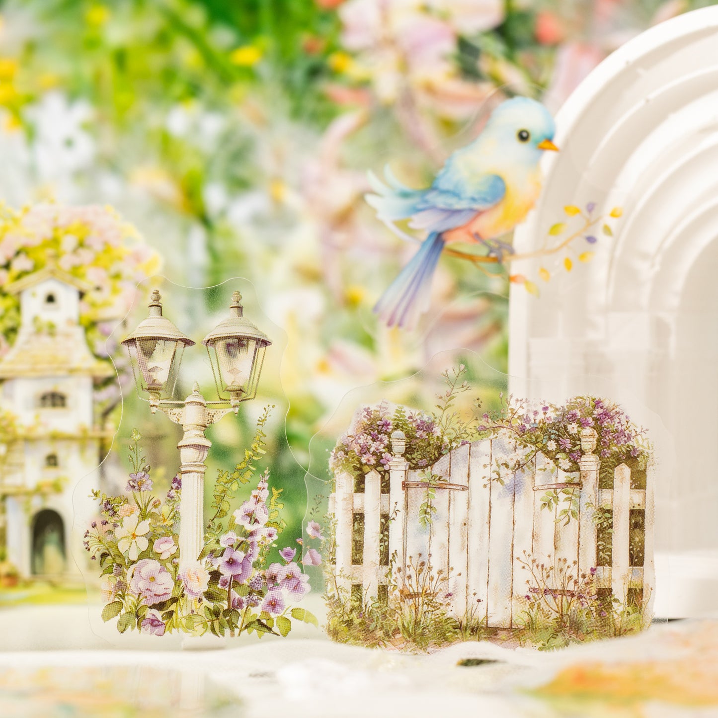 The back garden of Versailles Sticker 25pcs