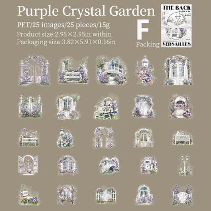 The back garden of Versailles Sticker 25pcs
