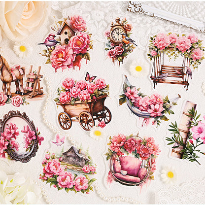 The Flowers Are Beautiful Sticker 10pcs