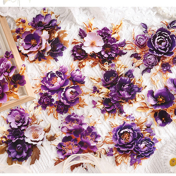 The Flowers Are Full Bloom Sticker 10pcs