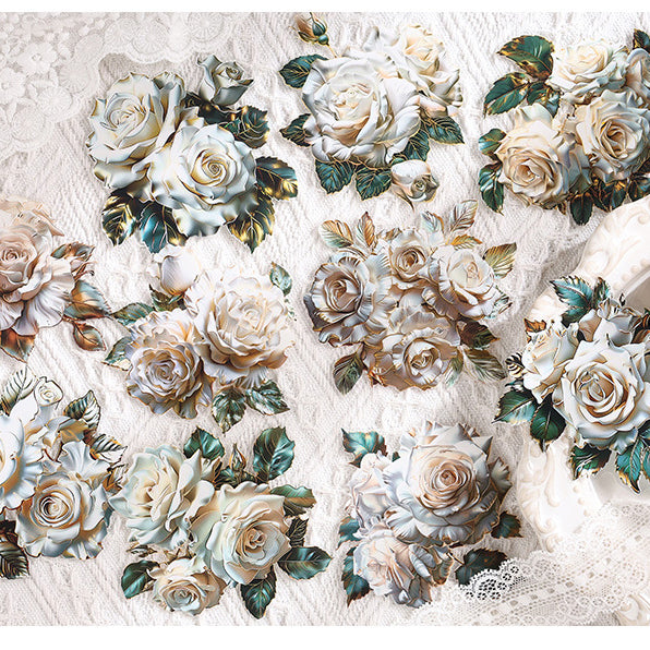 The Flowers Are Full Bloom Sticker 10pcs