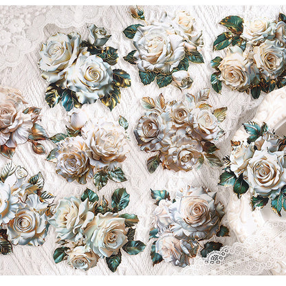 The Flowers Are Full Bloom Sticker 10pcs