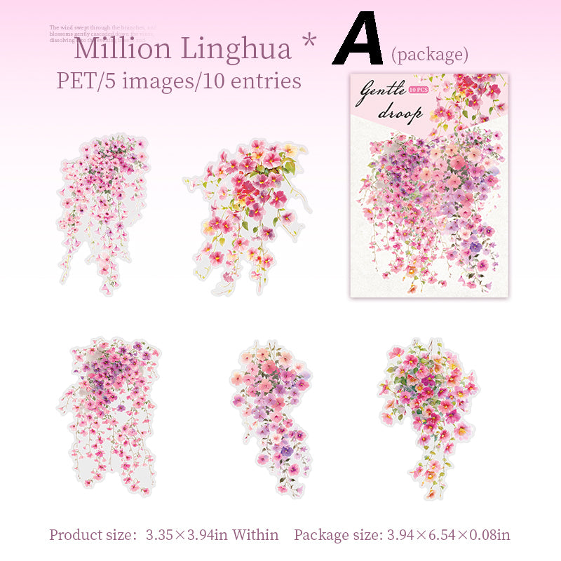The Gentle Fall Sticker 10pcs