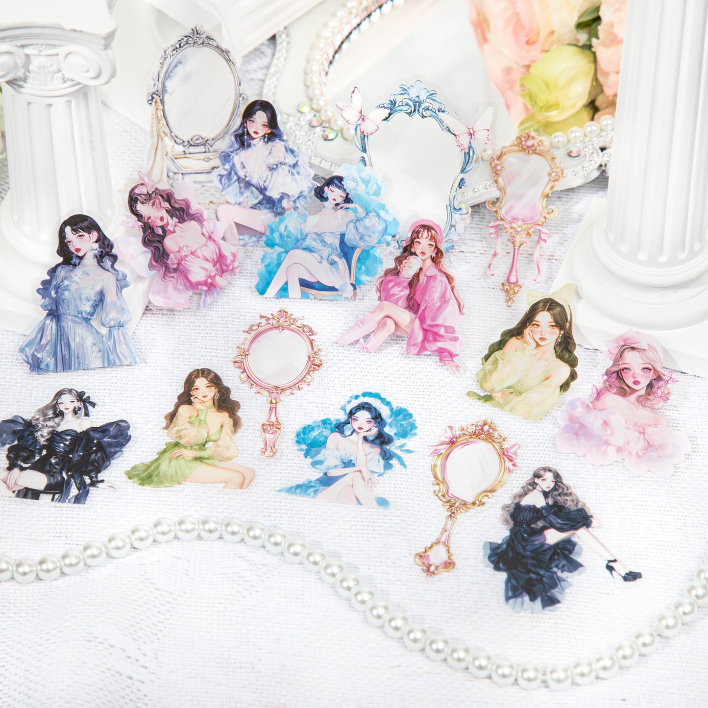 The morning light makeup Sticker 15pcs