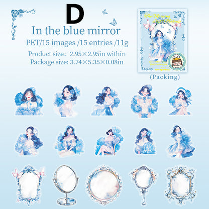 The morning light makeup Sticker 15pcs