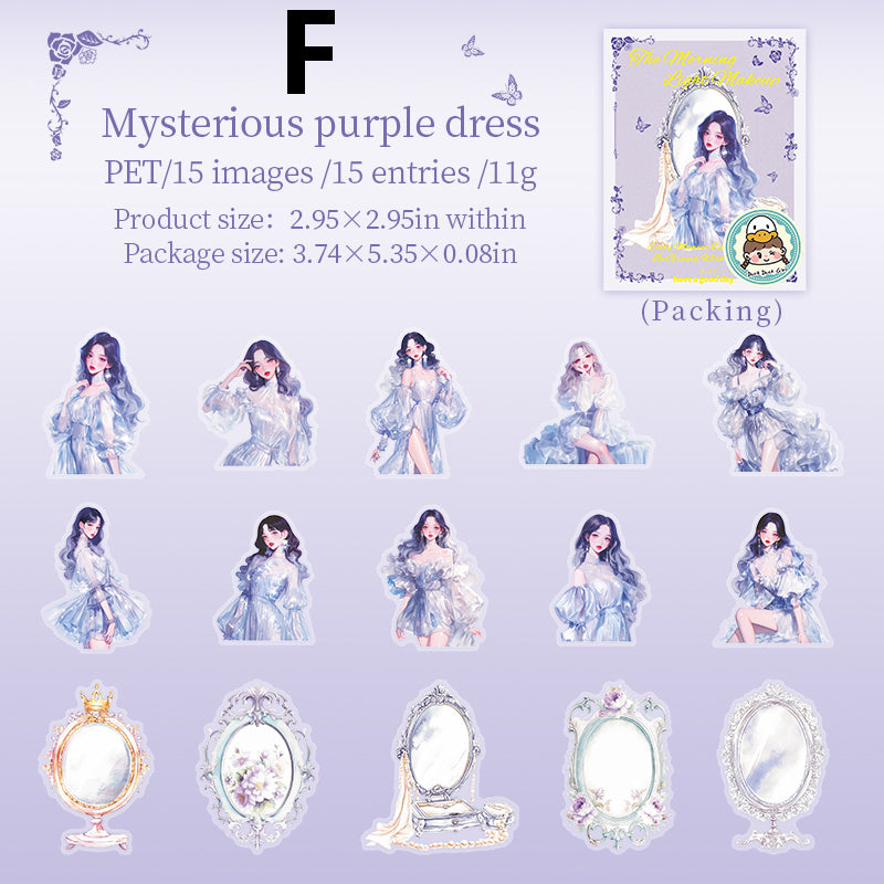 The morning light makeup Sticker 15pcs