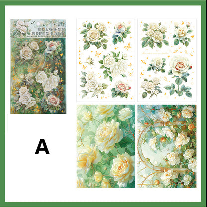 The roses are in Bloom Sticker 4pcs