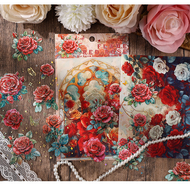 The roses are in Bloom Sticker 4pcs