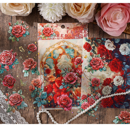 The roses are in Bloom Sticker 4pcs
