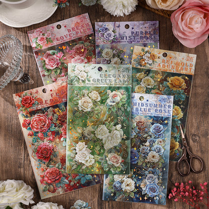 The roses are in Bloom Sticker 4pcs