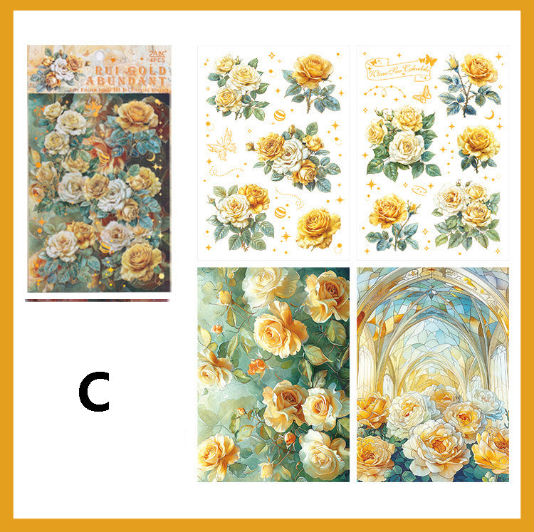 The roses are in Bloom Sticker 4pcs