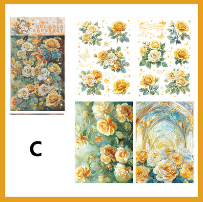 The roses are in Bloom Sticker 4pcs